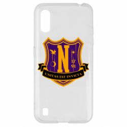 Чехол для Samsung A01/M01 Nevermore Academy Logo