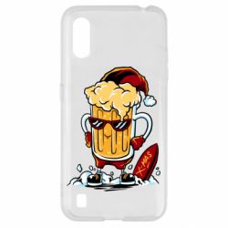 Чехол для Samsung A01/M01 New Year's beer