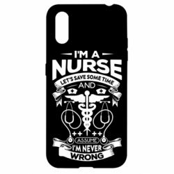 Чехол для Samsung A01/M01 Nurse I'm Never Wrong - PrintSalon