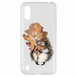 Чехол для Samsung A01/M01 Осенний ежик