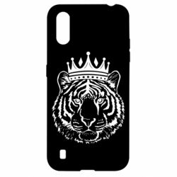 Чехол для Samsung A01/M01 Папа-Тигр - PrintSalon