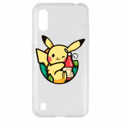 Чехол для Samsung A01/M01 Pikachu with ketchup