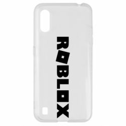 Чехол для Samsung A01/M01 Roblox inscription - PrintSalon