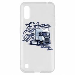 Чехол для Samsung A01/M01 Scania watercolor art - PrintSalon