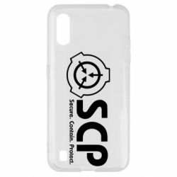 Чохол для Samsung A01 / M01 SCP logo text - PrintSalon