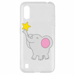 Чехол для Samsung A01/M01 Слон со звездочкой - PrintSalon