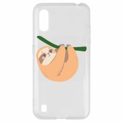 Чехол для Samsung A01/M01 Sloth on a branch - PrintSalon