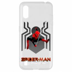Чехол для Samsung A01/M01 Spiderman No Way Home web - PrintSalon