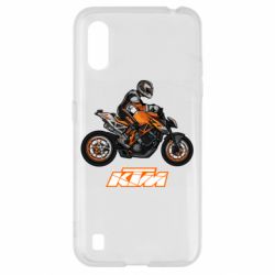 Чехол для Samsung A01/M01 Sport Bike Art - PrintSalon