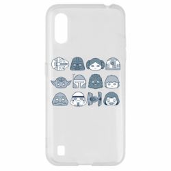 Чехол для Samsung A01/M01 Star wars icons