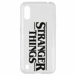 Чехол для Samsung A01/M01 Stragner Things Logo - PrintSalon