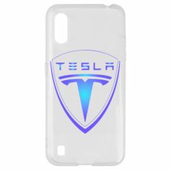 Чехол для Samsung A01/M01 Tesla logo gradient - PrintSalon
