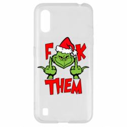 Чехол для Samsung A01/M01 The grinch f*ck them - PrintSalon