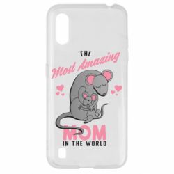 Чехол для Samsung A01/M01 The Most amazing mom in the world