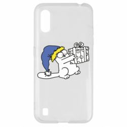 Чехол для Samsung A01/M01 Украинский кот саймона с подарком