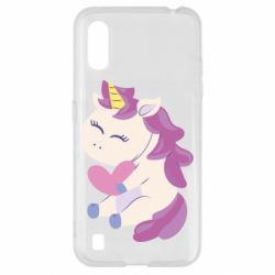 Чехол для Samsung A01/M01 Unicorn with love - PrintSalon