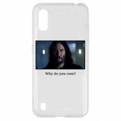 Чехол для Samsung A01/M01 Why do you cum? - PrintSalon