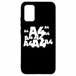 Чехол для Samsung A02s/M02s A4 Pattern - PrintSalon