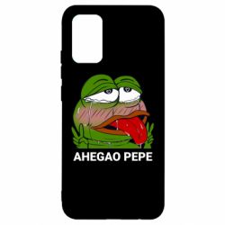 Чехол для Samsung A02s/M02s Аhegao PePe - PrintSalon