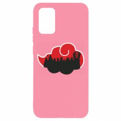 Чехол для Samsung A02s/M02s Akatsuki Members Red Cloud - PrintSalon
