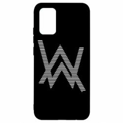 Чехол для Samsung A02s/M02s Alan Walker logo stripes - PrintSalon