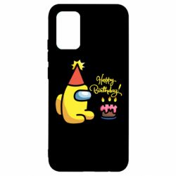Чохол для Samsung A02s/M02s Among Us Happy Birthday - PrintSalon