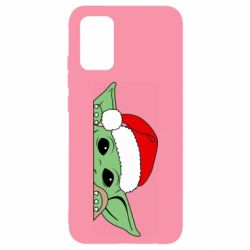 Чохол для Samsung A02s/M02s Baby Yoda Santa - PrintSalon
