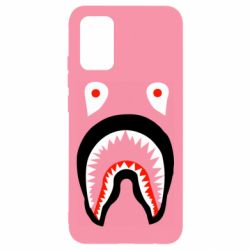 Чехол для Samsung A02s/M02s Bape shark logo - PrintSalon