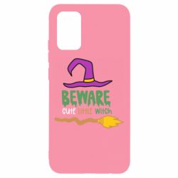 Чехол для Samsung A02s/M02s Beware cute little witch - PrintSalon