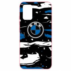 Чехол для Samsung A02s/M02s BMW logo and art background - PrintSalon