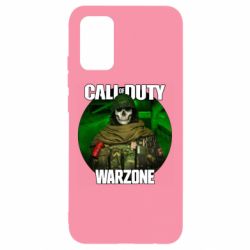 Чехол для Samsung A02s/M02s Call of duty Warzone ghost green background - PrintSalon