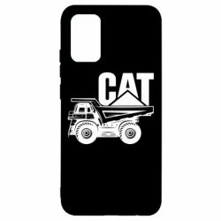 Чехол для Samsung A02s/M02s CAT logo and truck - PrintSalon
