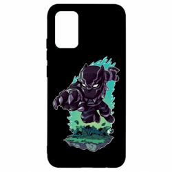 Чехол для Samsung A02s/M02s Cute Black panther - PrintSalon