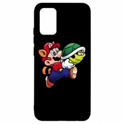 Чехол для Samsung A02s/M02s Cute Mario with turtle - PrintSalon