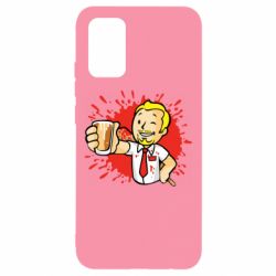 Чехол для Samsung A02s/M02s Fallout  boy blood - PrintSalon