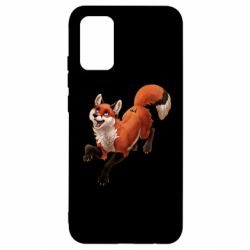 Чехол для Samsung A02s/M02s Fox in flight - PrintSalon