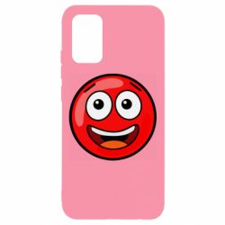 Чехол для Samsung A02s/M02s Funny Red Ball - PrintSalon
