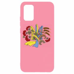 Чохол для Samsung A02s/M02s Герб колоски і калина - PrintSalon