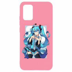 Чехол для Samsung A02s/M02s Hatsune Miku art - PrintSalon