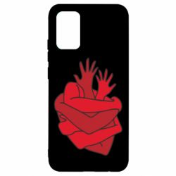 Чехол для Samsung A02s/M02s Heart out of hands - PrintSalon
