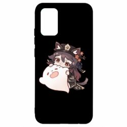 Чехол для Samsung A02s/M02s Hu Tao cat - PrintSalon