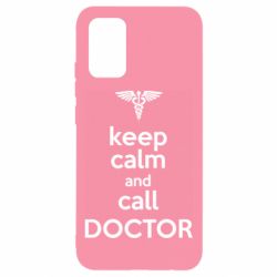 Чехол для Samsung A02s/M02s Keep Calm And Call Doctor - PrintSalon