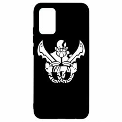 Чехол для Samsung A02s/M02s Kratos silhouette - PrintSalon