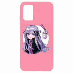 Чехол для Samsung A02s/M02s Kyoko Kirigiri glitch art - PrintSalon