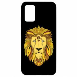 Чехол для Samsung A02s/M02s Lion art - PrintSalon