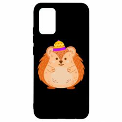 Чехол для Samsung A02s/M02s Little hedgehog in a hat - PrintSalon