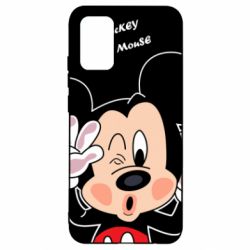 Чехол для Samsung A02s/M02s Mickey Kiss - PrintSalon