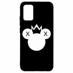 Чехол для Samsung A02s/M02s Mickey with a crown - PrintSalon