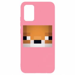 Чехол для Samsung A02s/M02s Minecraft Minimalist - PrintSalon