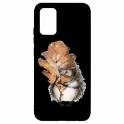 Чехол для Samsung A02s/M02s Осенний ежик - PrintSalon